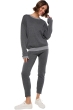 Baumwolle & Cashmere kaschmir pullover damen fruhjahr sommer kollektion stormie black grey marl l